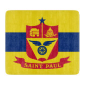 Vlag van Saint Paul (Minnesota) Snijplank (Voorkant)