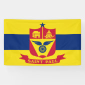 Vlag van Saint Paul (Minnesota) Spandoek (Horizontaal)