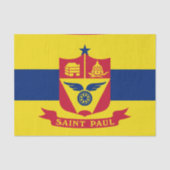 Vlag van Saint Paul (Minnesota) Tissuepapier (Voorkant)