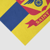 Vlag van Saint Paul (Minnesota) Tissuepapier (Detail)