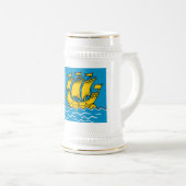 Vlag van Saint-Pierre en Miquelon Bierpul (Voorkant rechts)