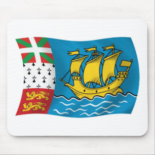 Vlag van Saint-Pierre en Miquelon Muismat