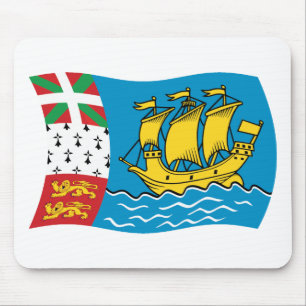 Vlag van Saint-Pierre en Miquelon Muismat