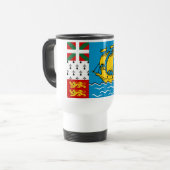 Vlag van Saint-Pierre en Miquelon Reisbeker (Voorkant links)