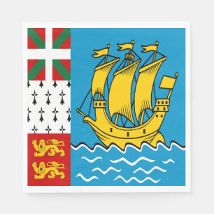 Vlag van Saint-Pierre en Miquelon Servet
