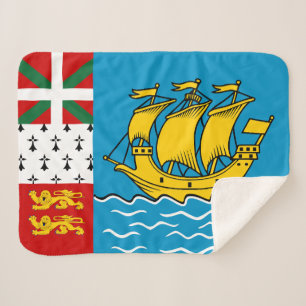 Vlag van Saint Pierre en Miquelon Sherpa Deken