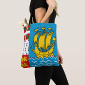 Vlag van Saint-Pierre en Miquelon Tote Bag (Dichtbij)