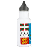 Vlag van Saint-Pierre en Miquelon Waterfles (Links)
