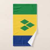 Vlag van Saint Vincent Bad Handdoek (Handdoek)