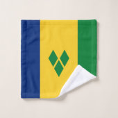 Vlag van Saint Vincent Bad Handdoek (Wasdoekje)
