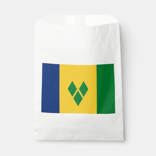Vlag van Saint Vincent Bedankzakje (Voorkant)