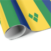 Vlag van Saint Vincent Cadeaupapier (Rol Hoek)