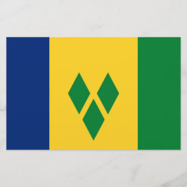 Vlag van Saint Vincent en de Grenadines Briefpapier