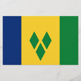 Vlag van Saint Vincent en de Grenadines Briefpapier