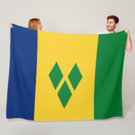 Vlag van Saint Vincent en de Grenadines Fleece Deken