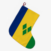 Vlag van Saint Vincent en de Grenadines Grote Kerstsok (Voorkant (Hangend))