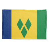 Vlag van Saint Vincent en de Grenadines Kussensloop (Achterkant)