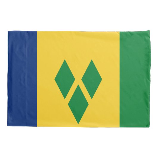 Vlag van Saint Vincent en de Grenadines Kussensloop (Achterkant)