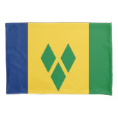 Vlag van Saint Vincent en de Grenadines Kussensloop (Voorkant)