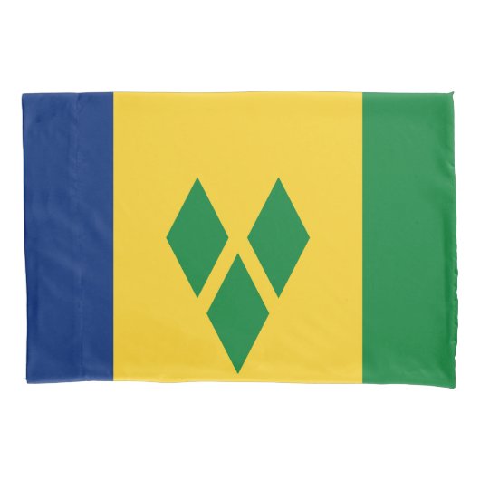 Vlag van Saint Vincent en de Grenadines Kussensloop (Voorkant)