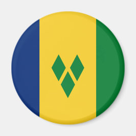 Vlag van Saint Vincent en de Grenadines Magneet