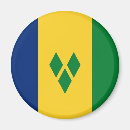Vlag van Saint Vincent en de Grenadines Magneet (Voorkant)