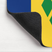 Vlag van Saint Vincent en de Grenadines Muismat (Hoek)