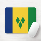 Vlag van Saint Vincent en de Grenadines Muismat (Met muis)
