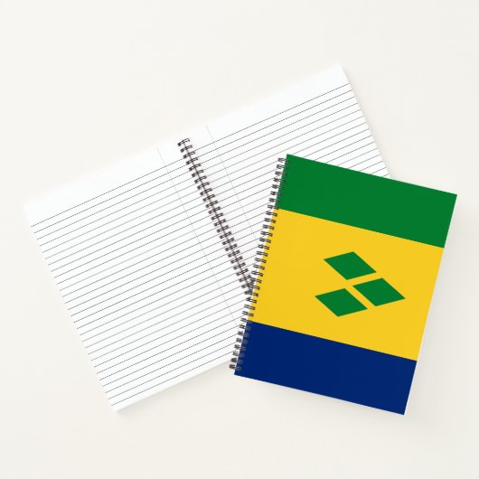 Vlag van Saint Vincent en de Grenadines Notitieboek (Binnen)