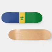 Vlag van Saint Vincent en de Grenadines Persoonlijk Skateboard (Horizontaal)