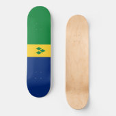 Vlag van Saint Vincent en de Grenadines Persoonlijk Skateboard (Voorkant)