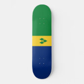 Vlag van Saint Vincent en de Grenadines Persoonlijk Skateboard (Voorkant)