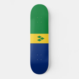 Vlag van Saint Vincent en de Grenadines Persoonlijk Skateboard