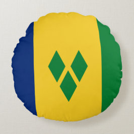 Vlag van Saint Vincent en de Grenadines Rond Kussen