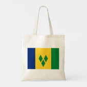 Vlag van Saint Vincent en de Grenadines Tote Bag (Achterkant)