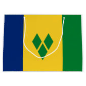 Vlag van Saint Vincent Groot Cadeauzakje (Voorkant)