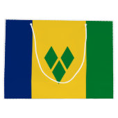 Vlag van Saint Vincent Groot Cadeauzakje (Achterkant)