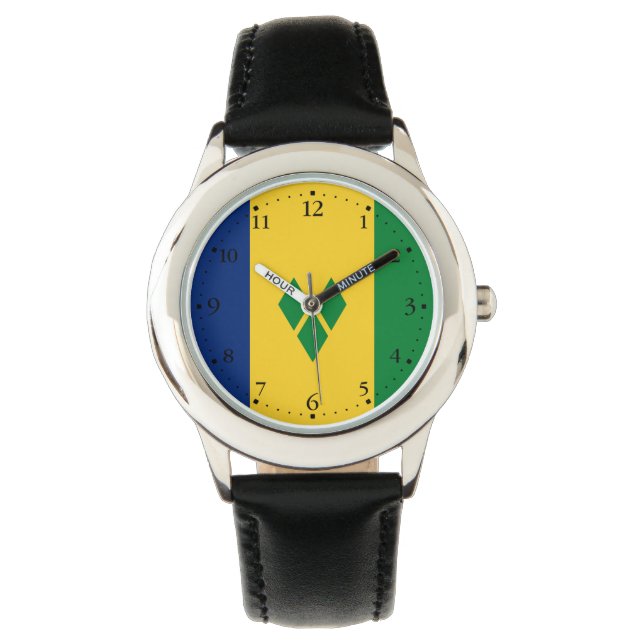 Vlag van Saint Vincent Horloge (Voorkant)