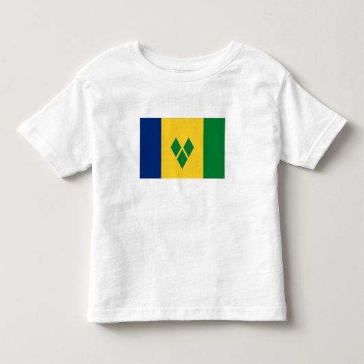 Vlag van Saint Vincent Kinder Shirts (Voorkant)