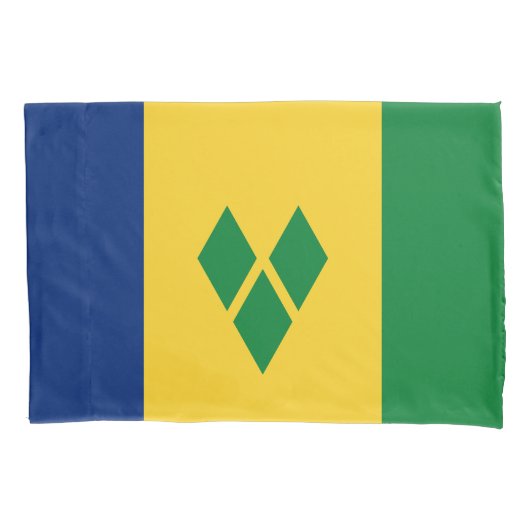 Vlag van Saint Vincent Kussensloop (Voorkant)