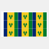 Vlag van Saint Vincent Labels (Vel)