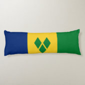 Vlag van Saint Vincent Lichaamskussen (Achterkant)