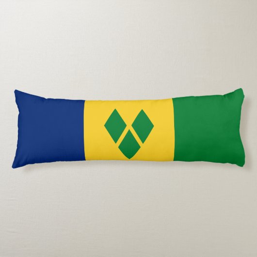 Vlag van Saint Vincent Lichaamskussen (Voorkant)