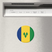 Vlag van Saint Vincent Magneet (Insitu (Vaatwasser))