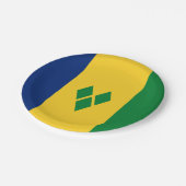Vlag van Saint Vincent Papieren Bordje (Gekanteld)