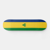 Vlag van Saint Vincent Persoonlijk Skateboard (Horizontaal)