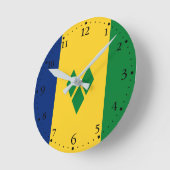 Vlag van Saint Vincent Ronde Klok (Hoek)