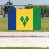 Vlag van Saint Vincent Spandoek (Insitu)