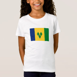 Vlag van Saint Vincent T-shirt