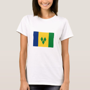 Vlag van Saint Vincent T-shirt